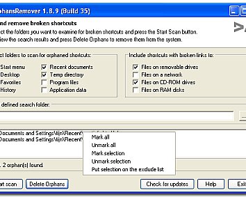 Очистите диски Windows от неактуальных ярлыков