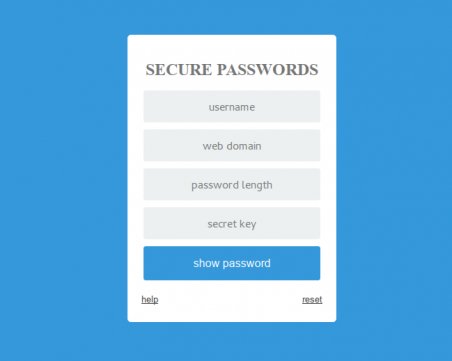 Secure Passwords - легкий способ создания и хранения уникальных паролей