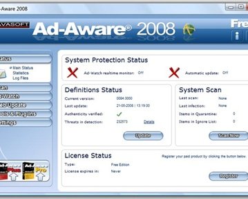 Ad-Aware -- мощный защитник от зловредных программ